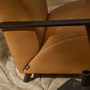 Hugh Leather Armchair | Black