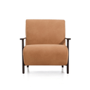 Hugh Leather Armchair | Black