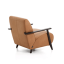 Hugh Leather Armchair | Black