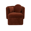 Hugo Bow Armchair | Cinnamon Velvet