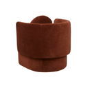 Hugo Bow Armchair | Cinnamon Velvet