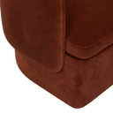 Hugo Bow Armchair | Cinnamon Velvet