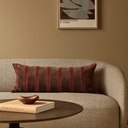 Huxley Long Cushion | Chocolate / Cherry