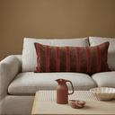 Huxley Long Cushion | Chocolate / Cherry