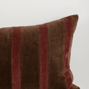 Huxley Long Cushion | Chocolate / Cherry