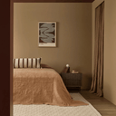 Huxley Long Cushion | Natural / Chocolate