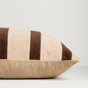 Huxley Long Cushion | Natural / Chocolate