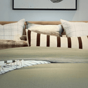 Huxley Long Cushion | Natural / Chocolate