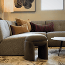 Hyfin Ottoman | Caper Green
