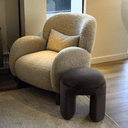Hyfin Ottoman | Russet Brown