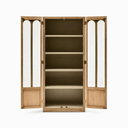 Harley Tall Storage cabinet | Natural
