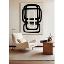 Harmonic Framed Canvas Print