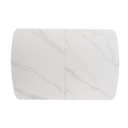 Haro Ceramic Extension Dining Table | White Stone