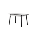 Haro Ceramic Extension Dining Table | White Stone