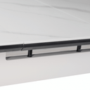 Haro Ceramic Extension Dining Table | White Stone