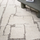 Heras Wool Rug | Ivory & Taupe