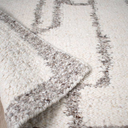 Heras Wool Rug | Ivory & Taupe