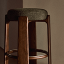 Hill Backless Bench Barstool | Forest