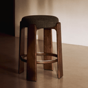 Hill Backless Bench Barstool | Forest