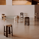 Hill Bar Height Backless Barstool | Brick
