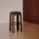 Hill Bar Height Backless Barstool | Brick
