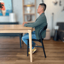 Himett Dining Chair | Black Oak