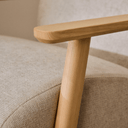 Hugh Armchair | Pearl Beige / Natural Ash