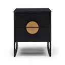 Moon Bedside Table | Gold
