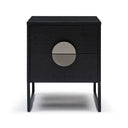 Moon Bedside Table | Pewter