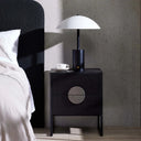 Moon Bedside Table | Pewter