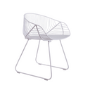 Portobello Patio Dining Chair SS | White