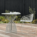 Portobello Patio Dining Chair SS | White