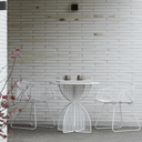 Portobello Patio Dining Chair SS | White