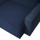 Imagine Sofa Semi Chaise | Marine Blue