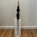 Nest Round Umbrella Stand | White