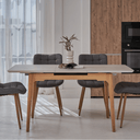 Ingrid Ceramic Extension Dining Table