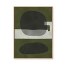 Interpretation Framed Canvas Print
