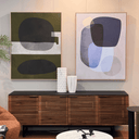 Interpretation Framed Canvas Print