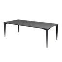 Intersect Ceramic Dining Table | Concrete Grey