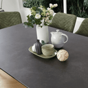 Intersect Ceramic Dining Table | Concrete Grey