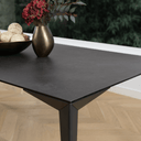 Intersect Ceramic Dining Table | Concrete Grey