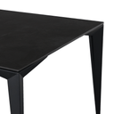 Intersect Ceramic Dining Table | Nero Black