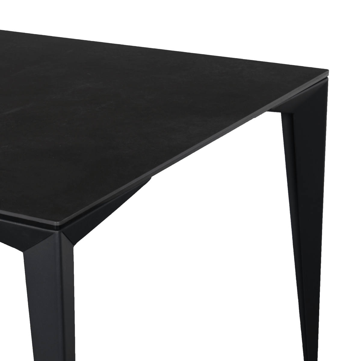 Intersect Ceramic Dining Table | Nero Black - CLU Living Pty Ltd