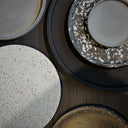 Enzo Terrazzo Round Tray | Black Seashell