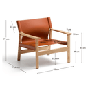 Jan Armchair | Rust