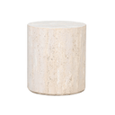 Jeremie Travertine Side Table