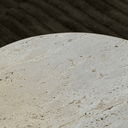 Jeremie Travertine Side Table