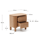 Juna Bedside Table