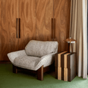 Juno Bowie Armchair | River Birch / Walnut Ash
