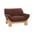 Juno Bowie Armchair | Root Beer / Natural Ash